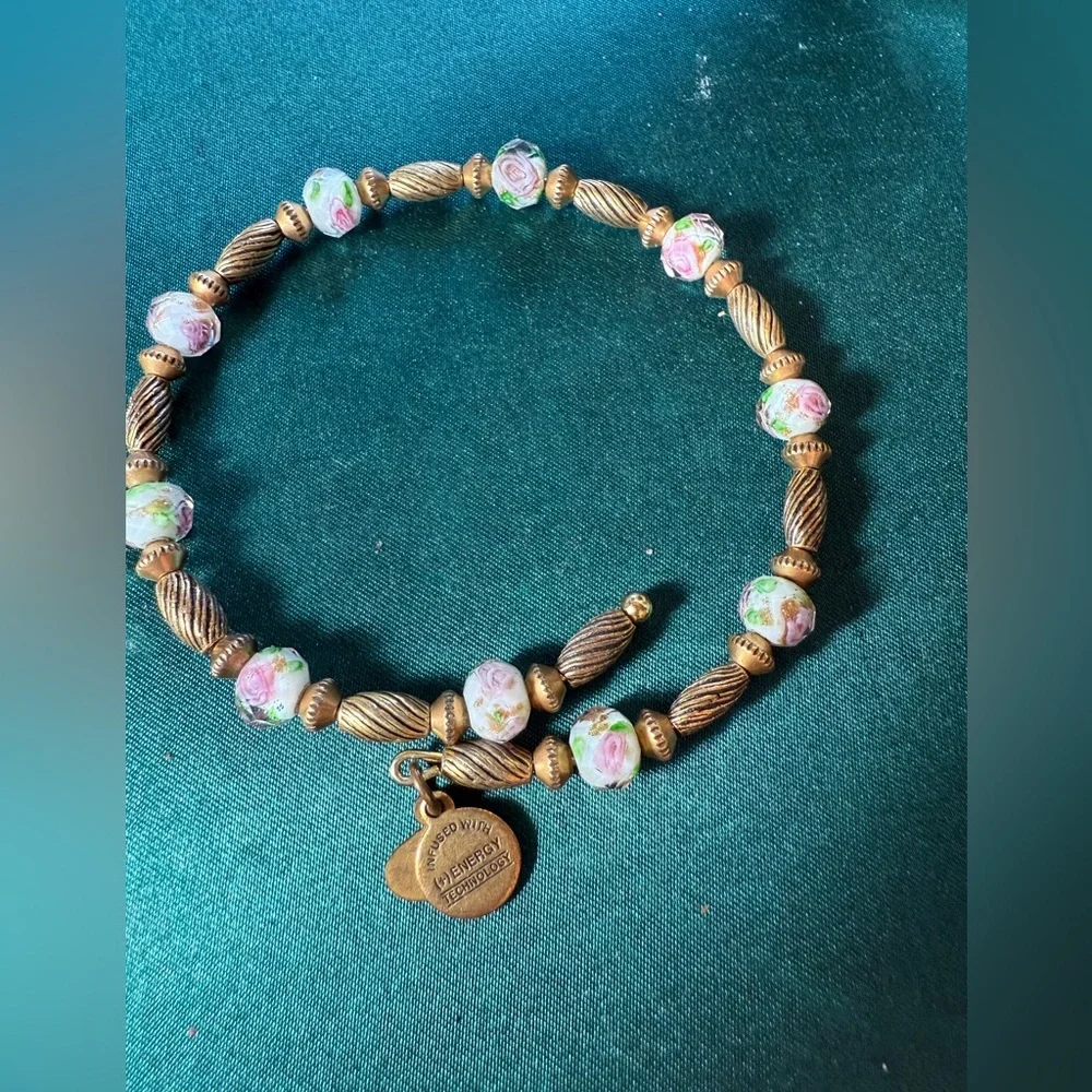 Alex and Ani‎ Floral Beaded Bracelet